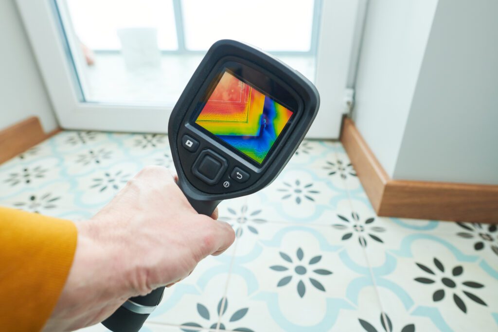 Thermal imaging plumbing inspection service Phoenix Valley