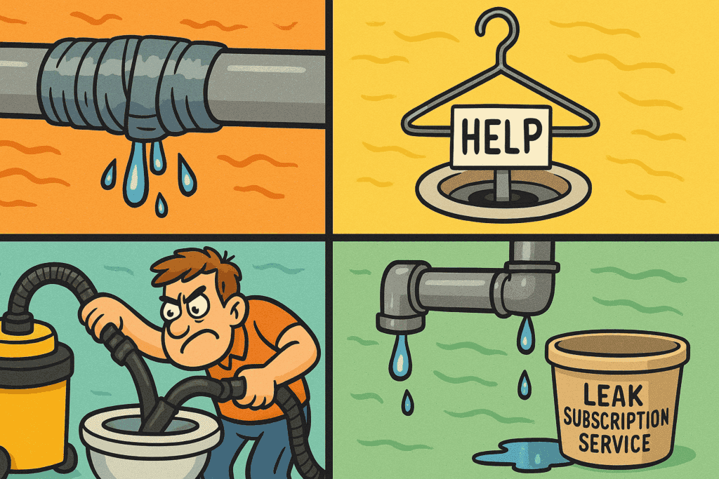 Plumbing tips illustration - DIY plumbing dangers hire plumber Mesa AZ